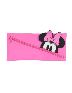Trousse d'écolier Minnie Mouse Rose 22 x 11 x 1 cm