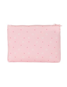 Trousse d'écolier Safta Bunny Lapin Rose 23 x 16 x 3 cm 2