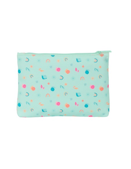 Trousse d'écolier Safta Caracol Escargot Turquoise 23 x 16 x 3 cm