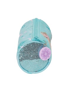 Trousse d'écolier Frozen Hello spring Bleu clair 20 x 7 x 7 cm 2