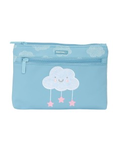 Trousse d'écolier Safta Nube Nuages Bleu 23 x 16 x 3 cm