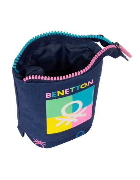Trousse Gobelet Benetton Cool Blue marine 8 x 19 x 6 cm