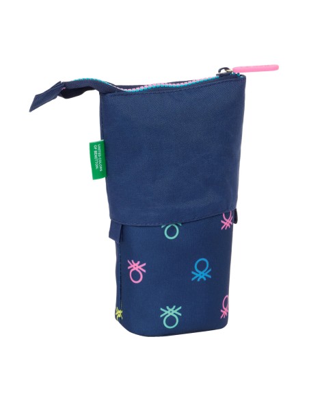 Trousse Gobelet Benetton Cool Blue marine 8 x 19 x 6 cm