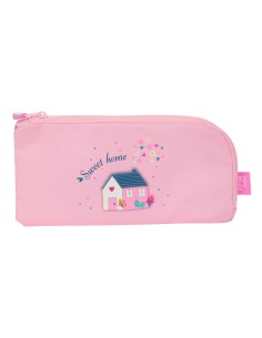 Trousse d'écolier Glow Lab Sweet home Rose 23 x 11 x 1 cm