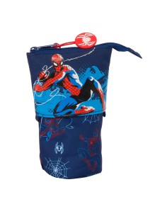 Trousse Gobelet Spider-Man Neon Blue marine 8 x 19 x 6 cm 2