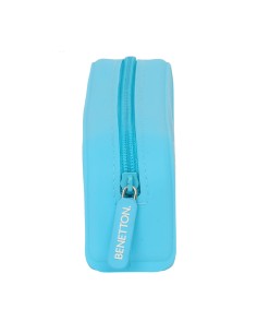 Trousse d'écolier Benetton Spring Bleu ciel 18.5 x 7.5 x 5.5 cm 2