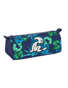 Trousse d'écolier El Niño Glassy Blue marine 21 x 8 x 7 cm
