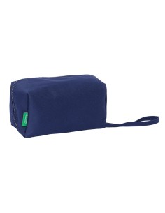 Trousse d'écolier Benetton Varsity Gris Blue marine 22 x 10 x 10 cm 2
