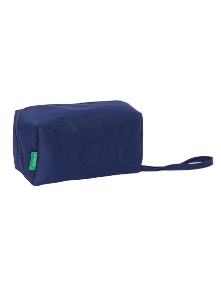 Trousse d'écolier Benetton Varsity Gris Blue marine 22 x 10 x 10 cm