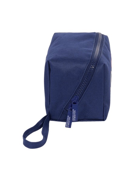 Trousse d'écolier Benetton Varsity Gris Blue marine 22 x 10 x 10 cm