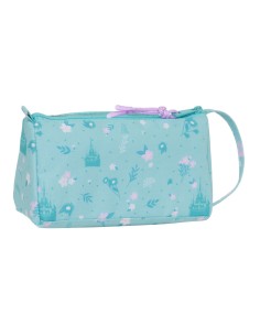 Trousse d'écolier Frozen Hello spring Bleu 20 x 11 x 8.5 cm 2