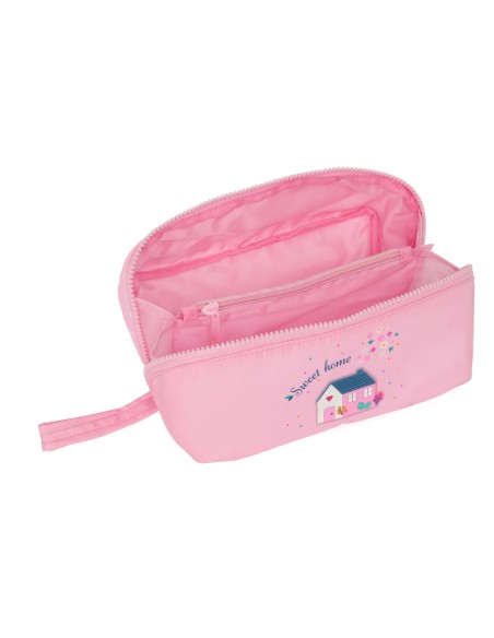 Trousse d'écolier Glow Lab Sweet home Rose 22 x 10 x 10 cm