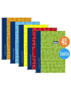 Lot de cahiers Lamela Multicouleur quarto 5 Pièces 80 Volets