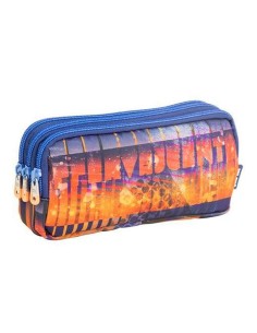 Trousse Fourre-Tout Triple Milan Fizz 22 x 11 x 6,5 cm