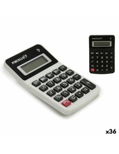 Calculatrice Pincello CN-185A Noir Plastique Solaire Petit