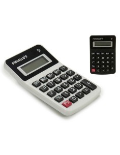 Calculatrice Pincello CN-185A Noir Plastique Solaire Petit 2