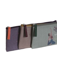 Coffret DKD Home Decor Marron Vert Bordeaux 22,5 x 1 x 9,5 cm (3 Unités) 2