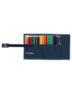 Trousse d'écolier El Ganso Classic Blue marine 7 x 20 x 7 cm 27 Pièces 2