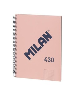Carnet Milan 430 Rose A4 80 Volets (3 Unités) 2