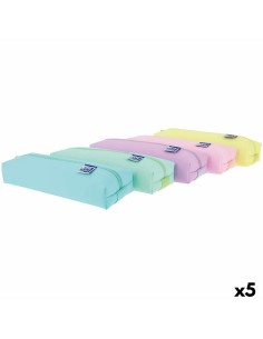 Trousse d'écolier Oxford Live & Go Multicouleur 22 x 7 x 3,5 cm (5 Unités)