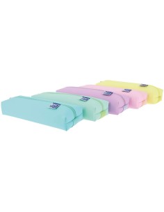 Trousse d'écolier Oxford Live & Go Multicouleur 22 x 7 x 3,5 cm (5 Unités) 2