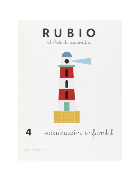 Carnet de notes sur l'éducation de la petite enfance Rubio Nº4 A5 Espagnol (10 Unités)
