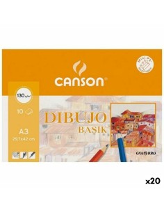 Bloc à dessin Canson Basik 10 Volets (20 Unités)