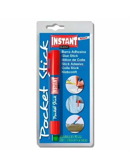 Bâton de colle INSTANT Pocket Stick Classic 5 g (12 Unités)
