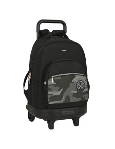 Cartable à roulettes Safta Stone Noir 33 x 45 x 22 cm 2