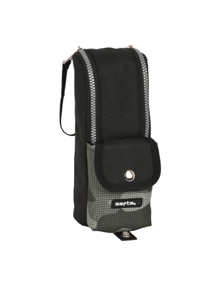 Trousse d'écolier Safta Stone Noir 6 x 21 x 6 cm