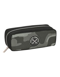 Trousse d'écolier Safta Stone Noir 21 x 8 x 8 cm