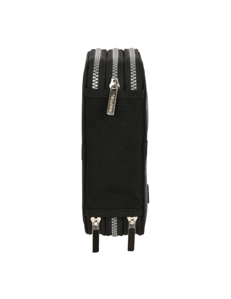 Trousse Scolaire avec Accessoires Safta Stone Noir 12.5 x 19.5 x 5.5 cm 36 Pièces