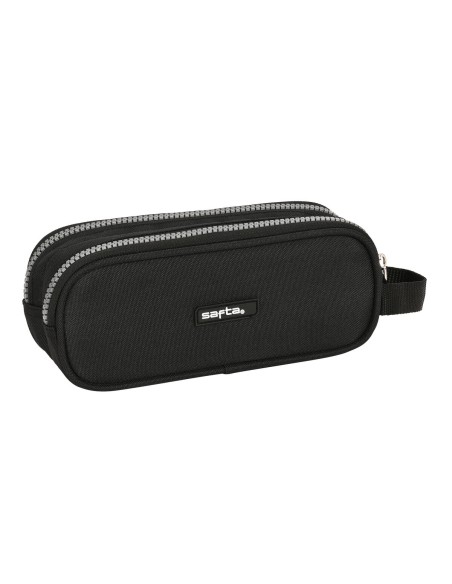 Trousse d'écolier Safta Stone Noir 21 x 8 x 6 cm