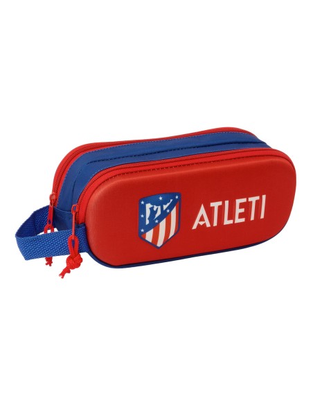 Trousse Fourre-Tout Double Atlético Madrid Rouge 21 x 8 x 6 cm 3D