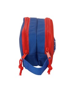 Trousse Fourre-Tout Double Atlético Madrid Rouge 21 x 8 x 6 cm 3D 2
