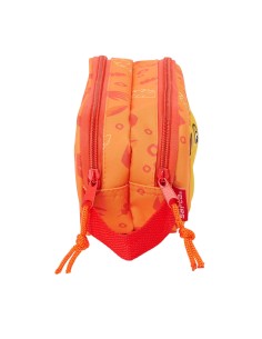 Trousse Fourre-Tout Double The Lion King Orange 21 x 8 x 6 cm 3D 2