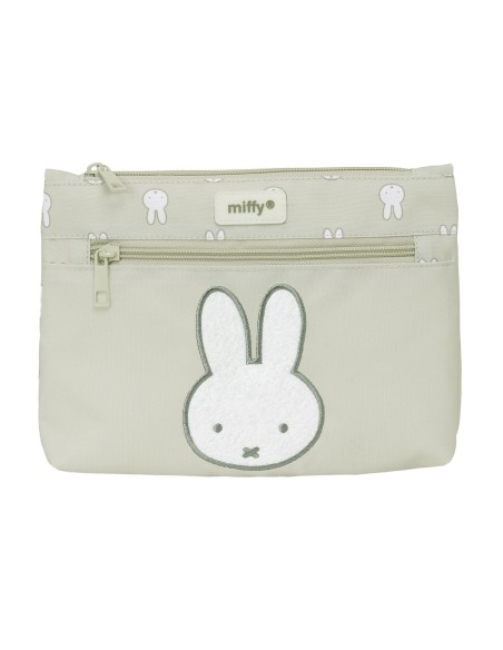 Trousse Fourre-Tout Double Miffy Niebla Gris 23 x 16 x 3 cm