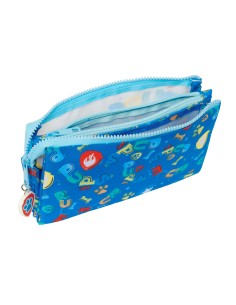 Trousse Fourre-Tout Triple The Paw Patrol Pups rule Bleu 22 x 12 x 3 cm 2