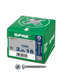 Boîte à vis SPAX Wirox Z2 Tête plate 3,5 x 16 mm 1000 Unidades