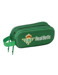 Trousse Fourre-Tout Double Real Betis Balompié Vert 21 x 8 x 6 cm 3D
