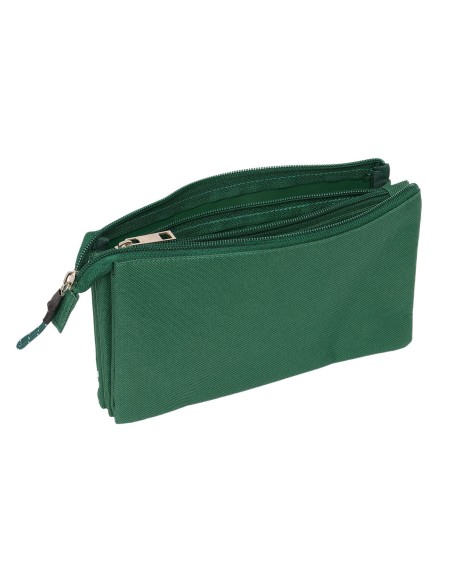Trousse Fourre-Tout Triple Kings League Troncos Vert foncé 22 x 12 x 3 cm