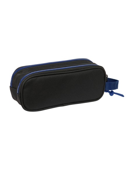Trousse Fourre-Tout Double Naruto Ninja Bleu Noir 21 x 8 x 6 cm