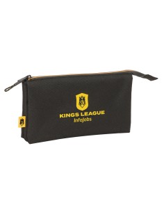 Trousse Fourre-Tout Triple Kings League Noir 22 x 12 x 3 cm