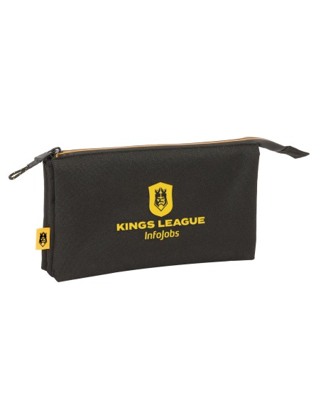 Trousse Fourre-Tout Triple Kings League Noir 22 x 12 x 3 cm