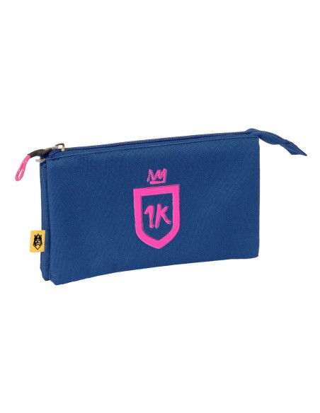 Trousse Fourre-Tout Triple Kings League 1k Bleu 22 x 12 x 3 cm