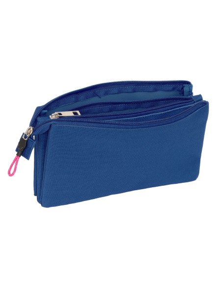 Trousse Fourre-Tout Triple Kings League 1k Bleu 22 x 12 x 3 cm