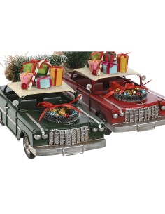 Décorations de Noël Home ESPRIT Rouge Vert 36 x 14,5 x 23 cm (2 Unités) 2