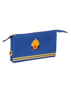 Trousse Fourre-Tout Triple Kings League Saiyans Bleu 22 x 12 x 3 cm