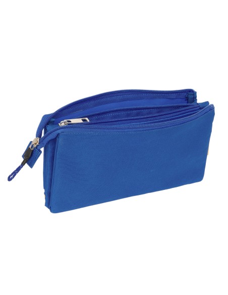 Trousse Fourre-Tout Triple Kings League Saiyans Bleu 22 x 12 x 3 cm