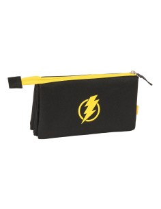 Trousse Fourre-Tout Triple Kings League Rayo de barcelona Noir 22 x 12 x 3 cm